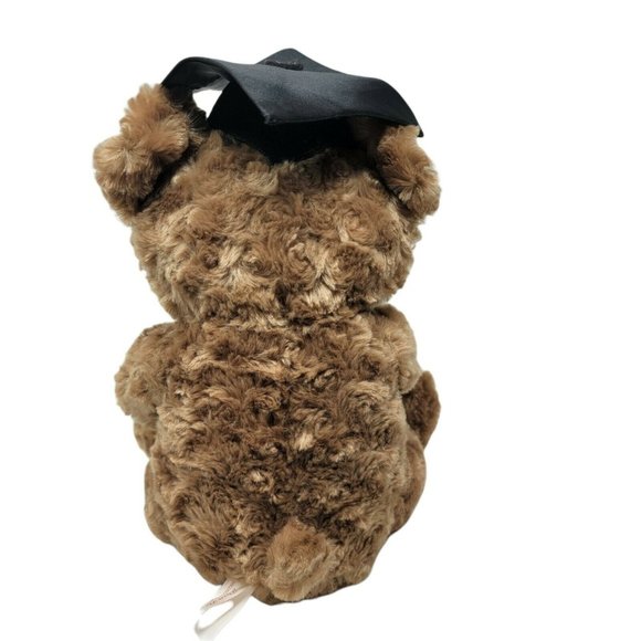 Dan Dee All-Star Grad 13” Sitting Plush Brown Teddy Bear Graduation Senior - Picture 3 of 4